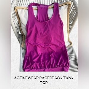 Joe Fresh Pink Fitted Sleeveless Tank Top
